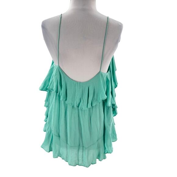 NWT Free People Cascades Tank Top ruffle camisole Sz s - Picture 9 of 9